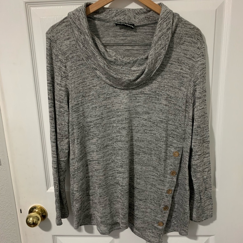 Cow neck top
